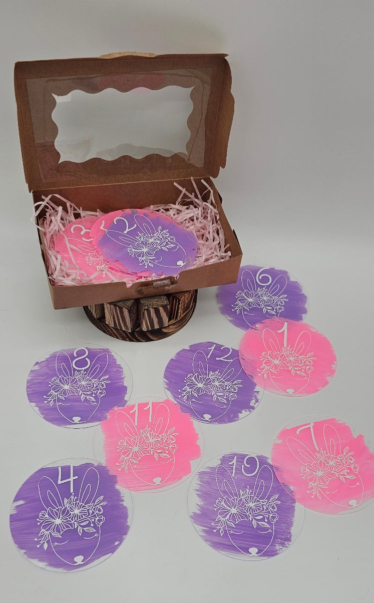 CREATION: Cartes étape mois bébé