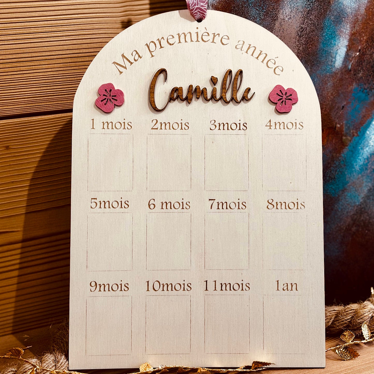 Panneau photo "Ma première année"