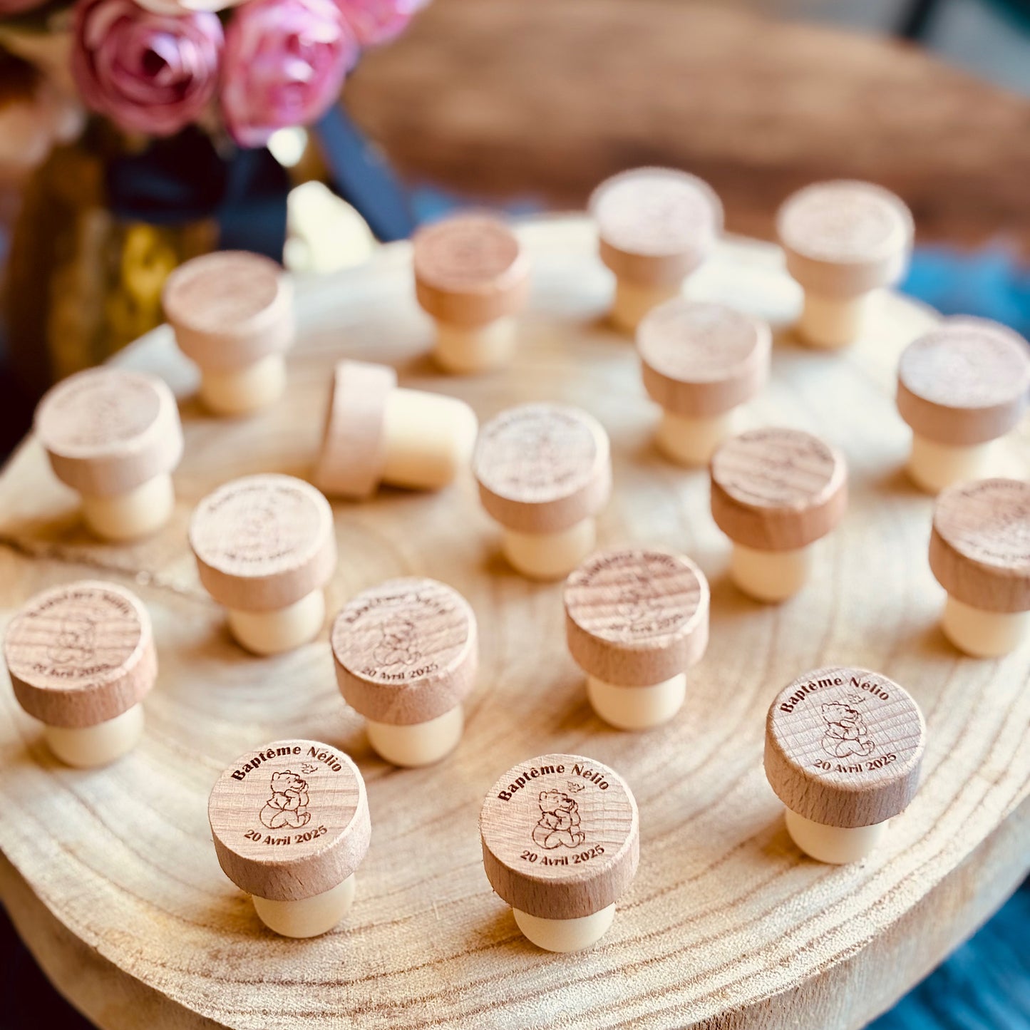 Bouchon de vin personnalisé