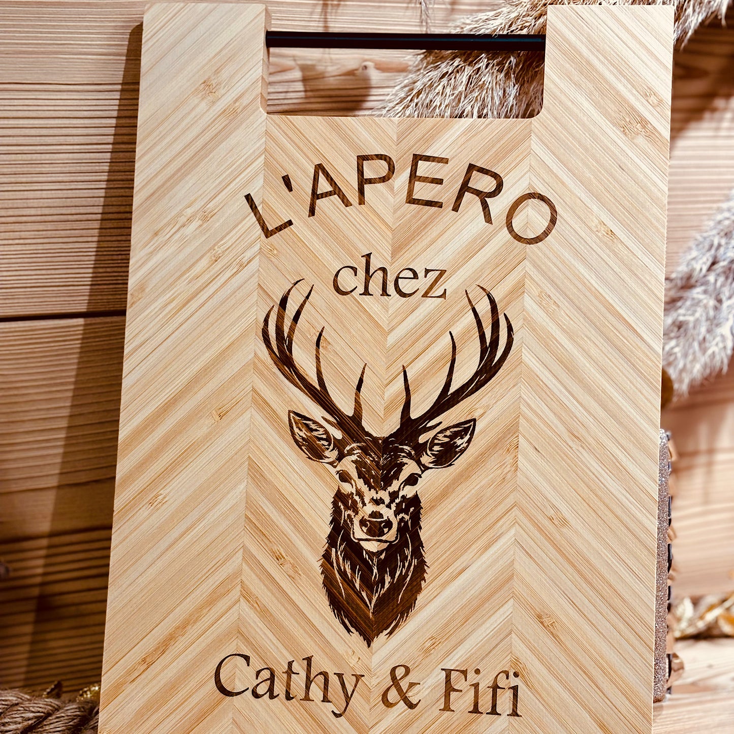 L'Apéro chez "vos prénoms" , Motif Cerf