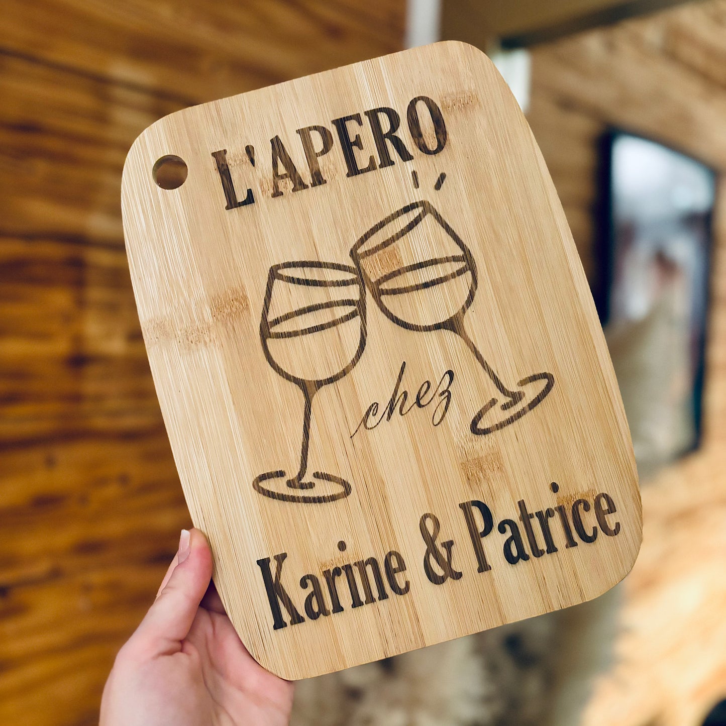 Planche Apéro "verre de Vin"