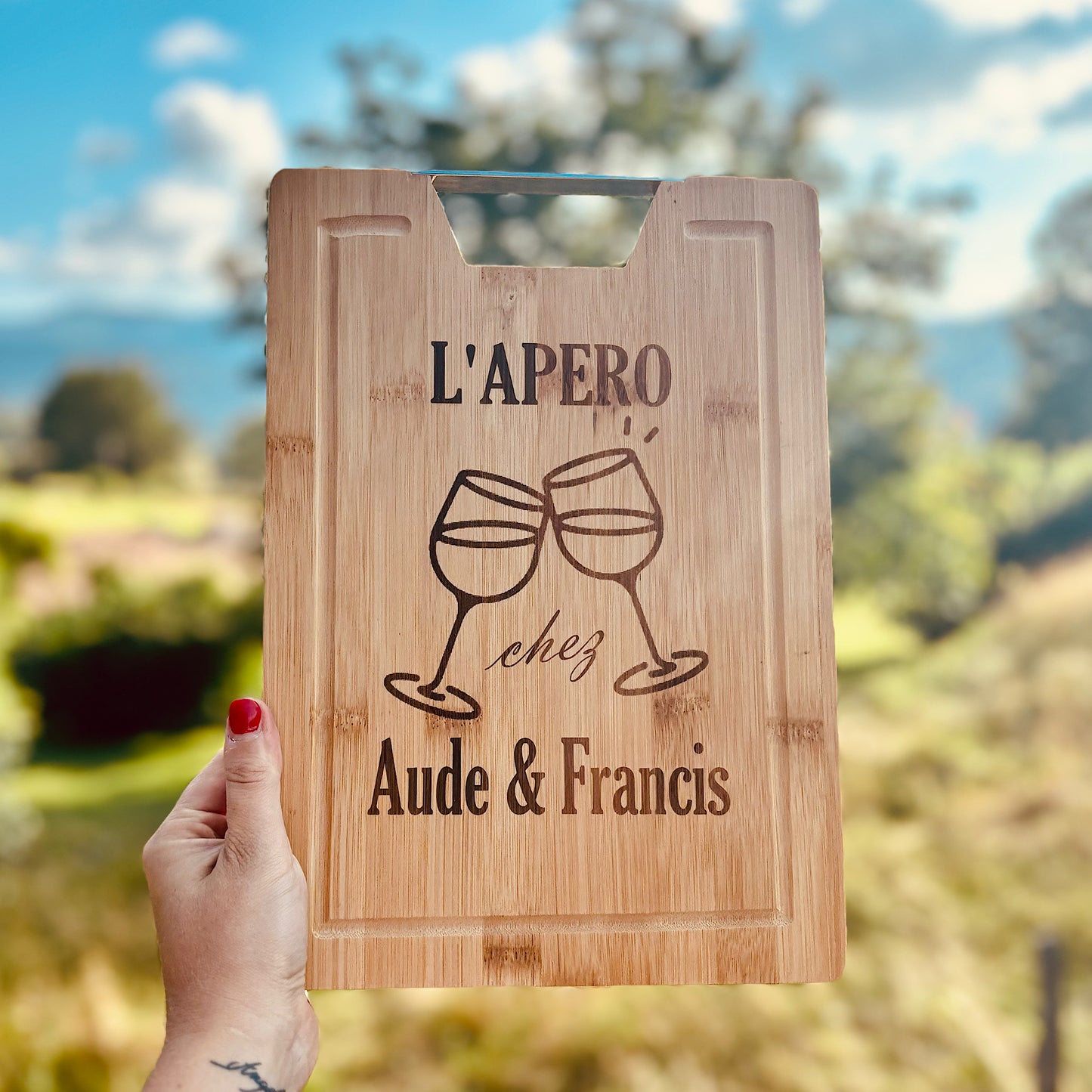 Planche Apéro "verre de Vin"
