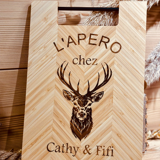 L'Apéro chez "vos prénoms" , Motif Cerf
